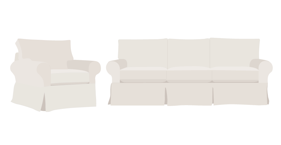 Mitchell Gold Alexa II Sofa Slipcovers